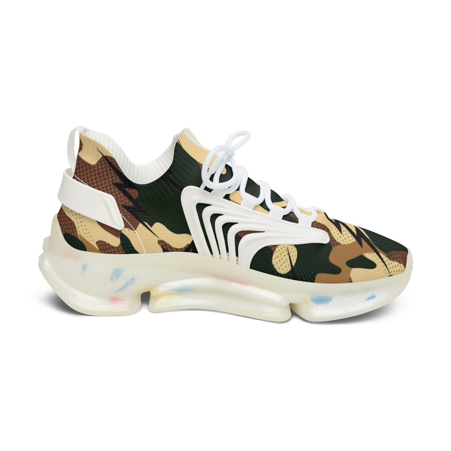 Camo Women's Mesh Sneakers - Stylish & Breathable Athletic Footwear