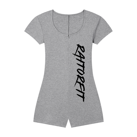 Women's Dual-Function Cape Tie-Waist Romper