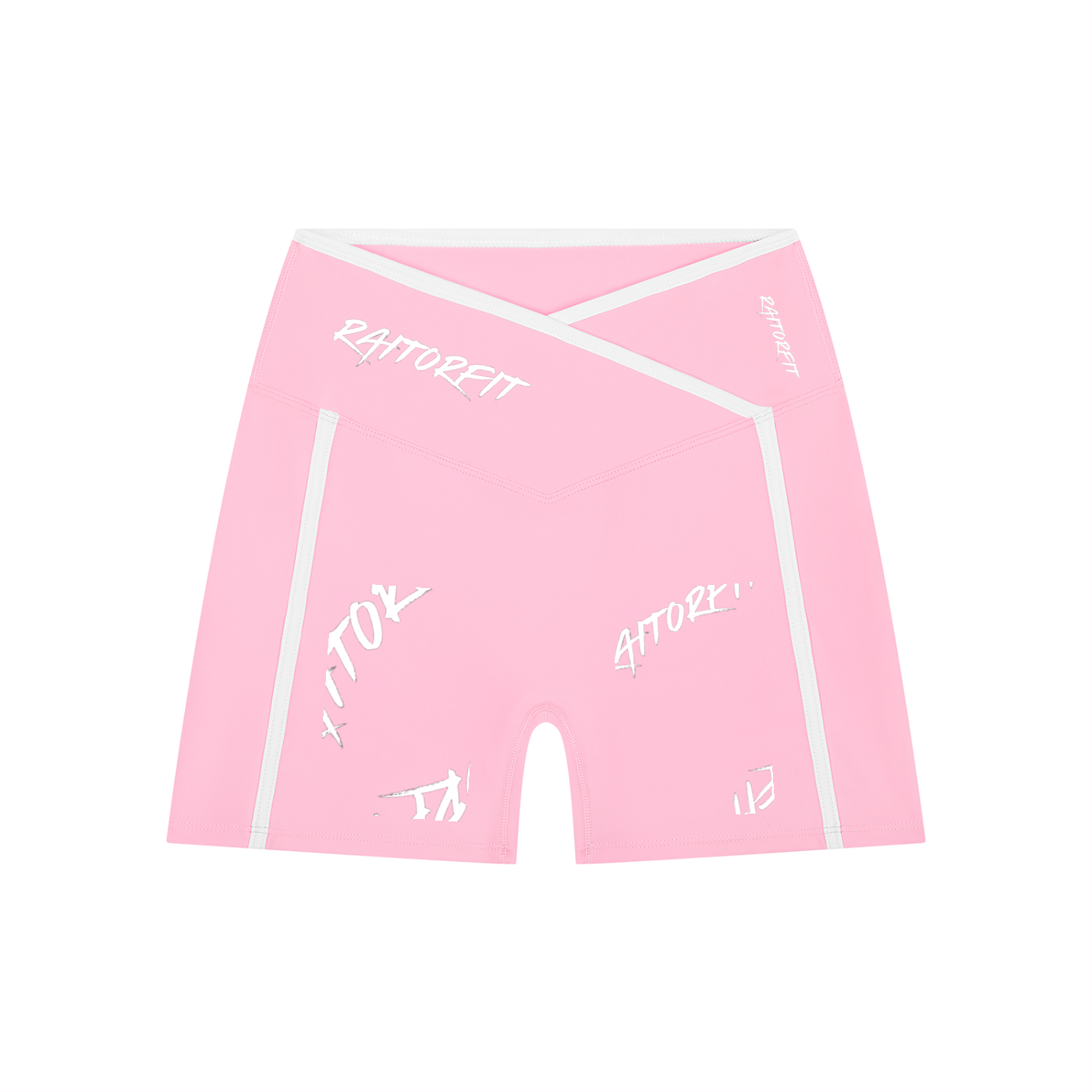 Women’s High Rise Color Block Yoga Shorts