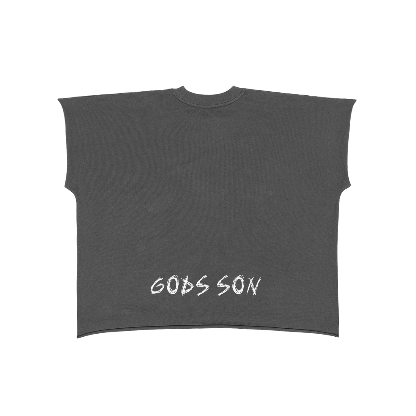 Raw Edge Boxy Non-Shrink T-Shirt