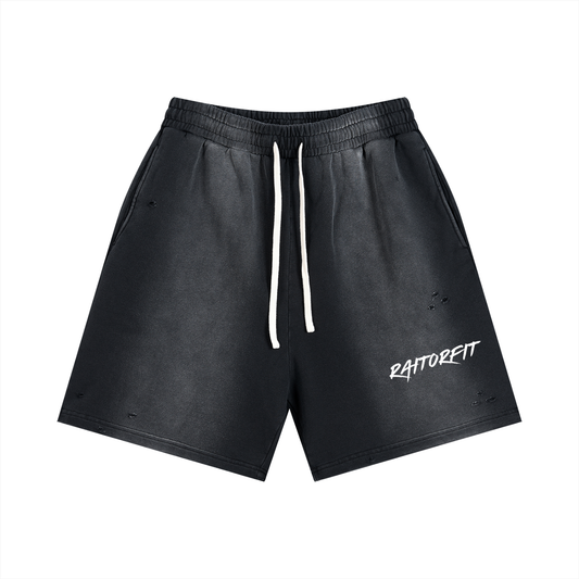 Sun Fade Distressed Shorts
