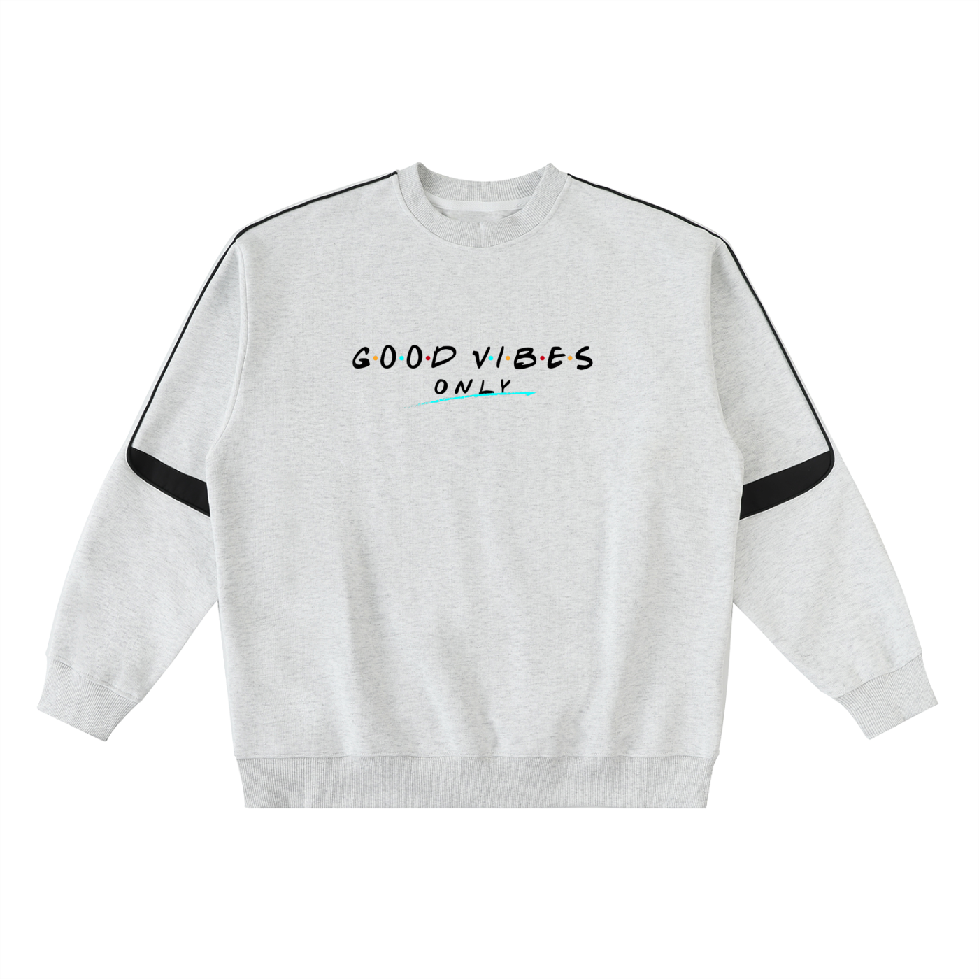 Oversized Crewneck Taped Sweatshirt