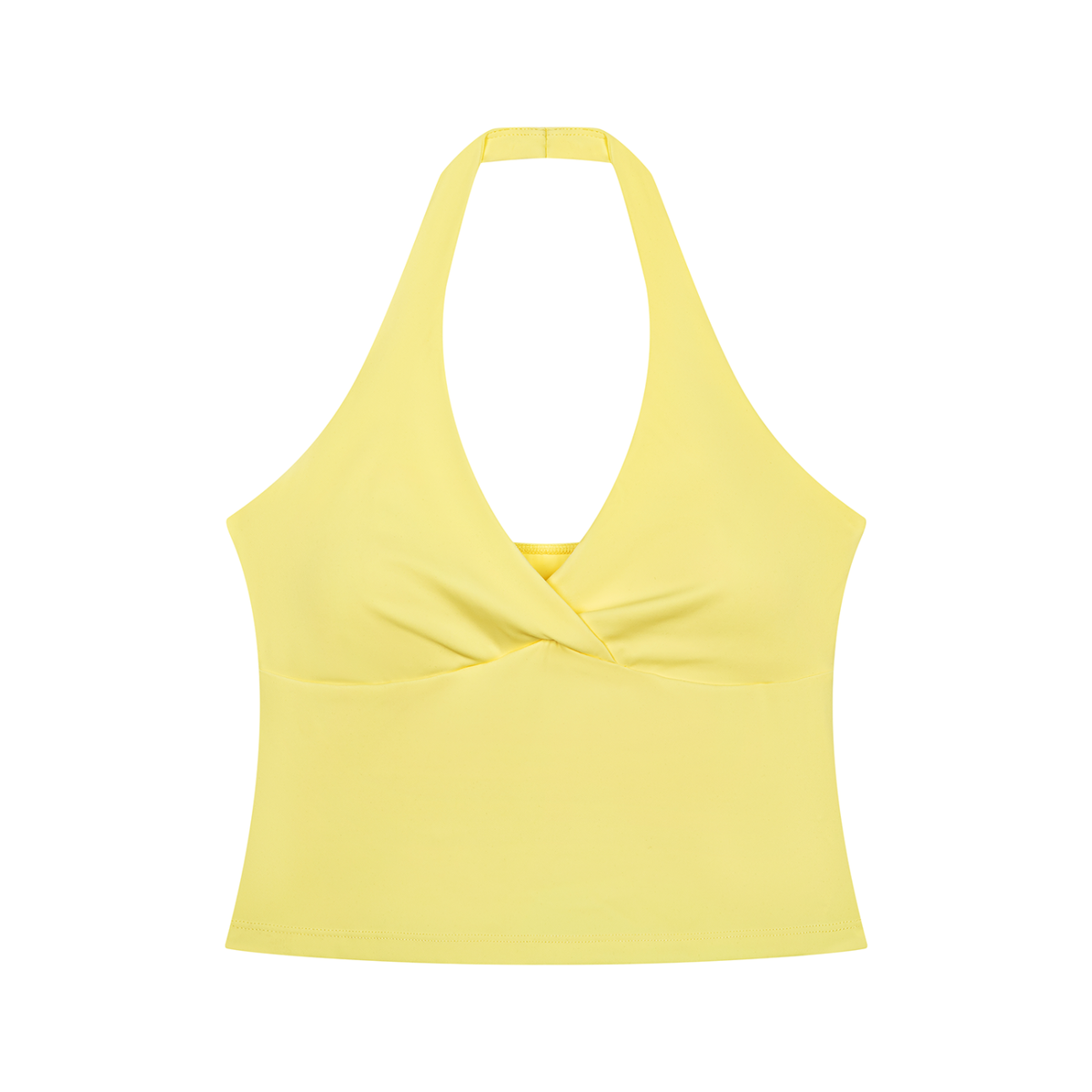 Women’s Ruched Halter Yoga Tank Top