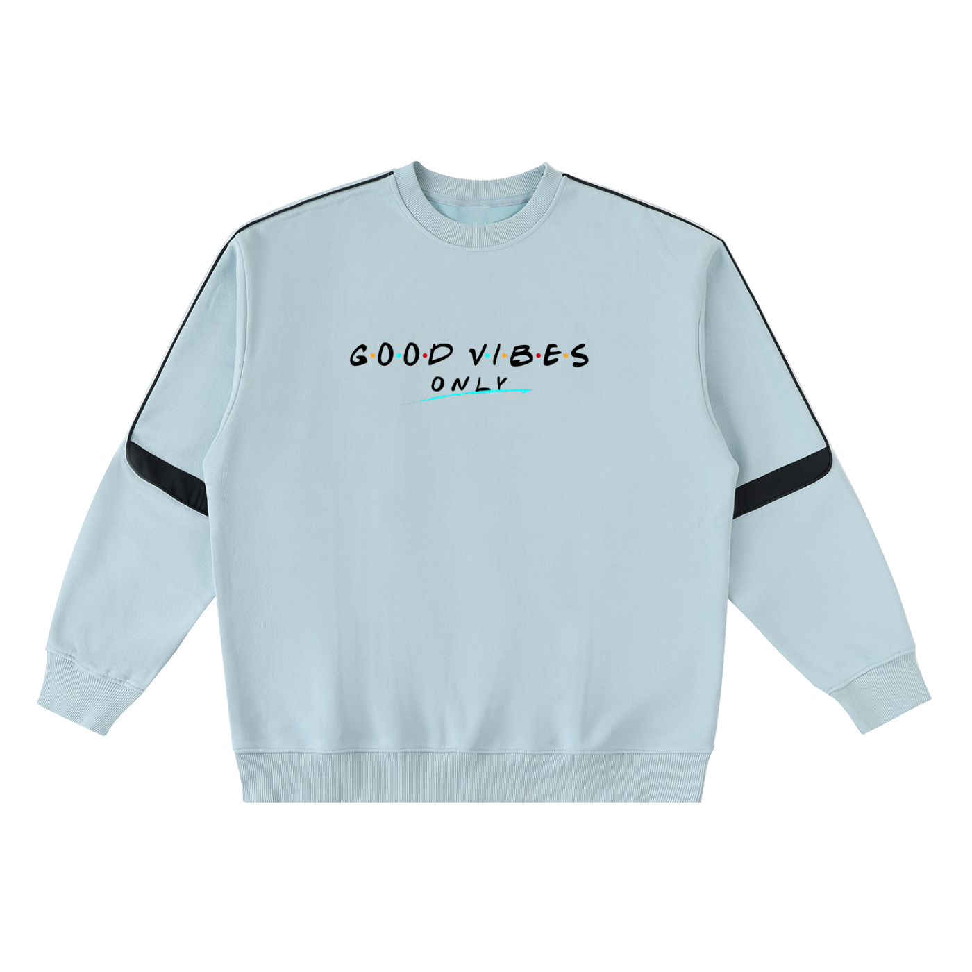 Oversized Crewneck Taped Sweatshirt