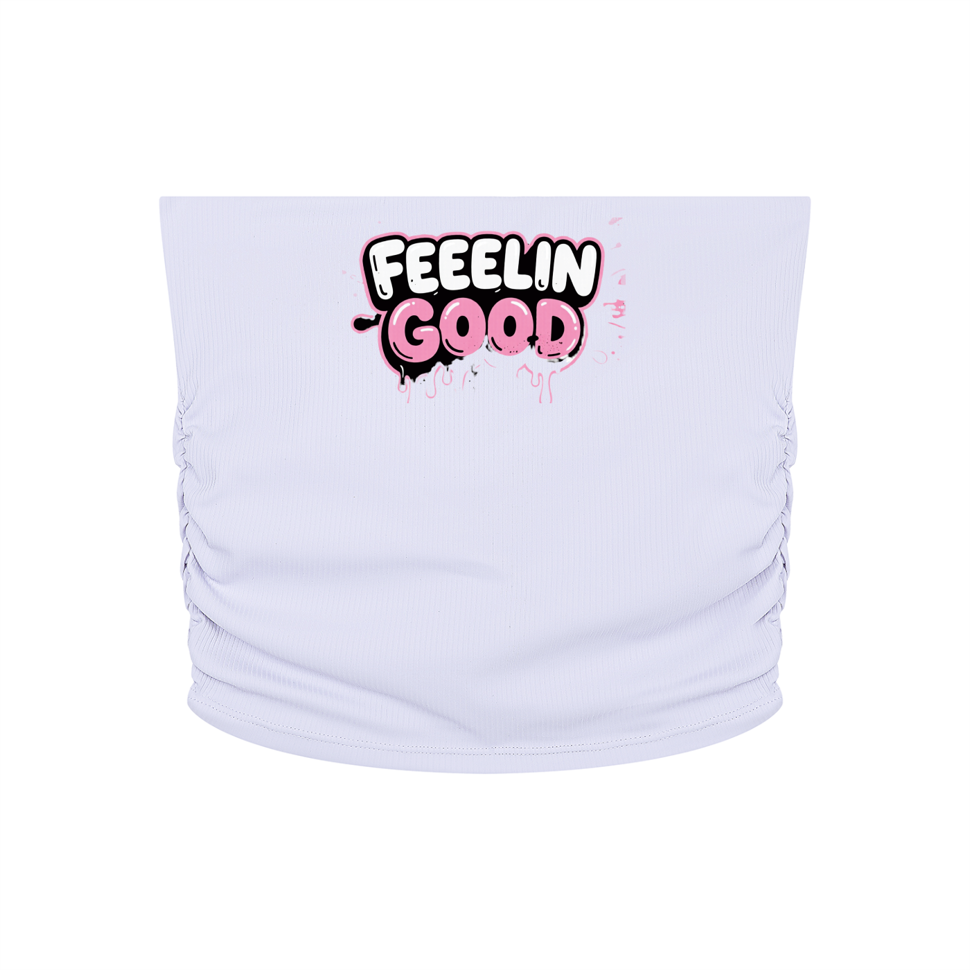 Women’s Ruched Cropped Yoga Tube Top
