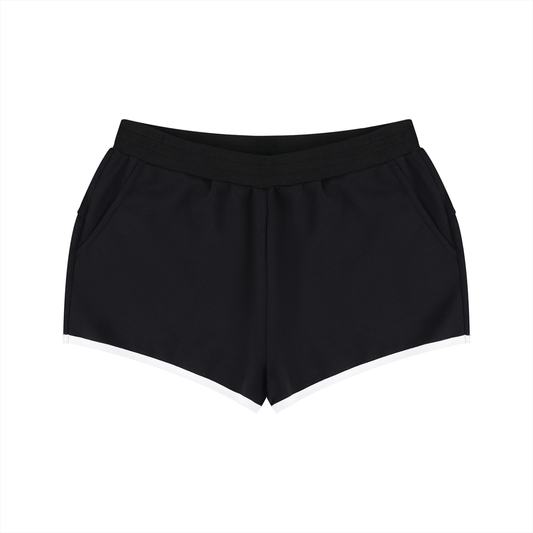 Women's Retro Contrast Binding Shorts