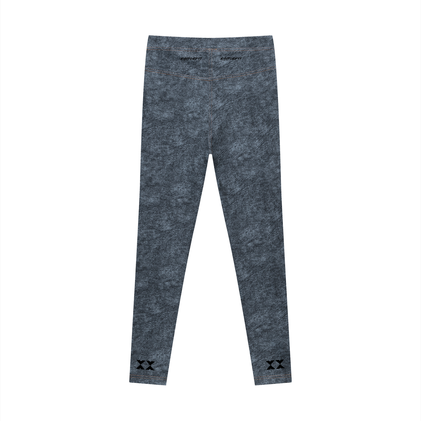 Women's Faux Denim Zip-Fly Leggings