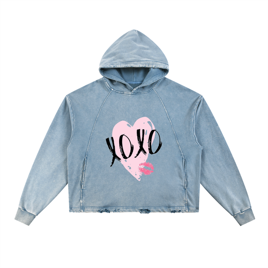 Vintage Washed XO Hoodie