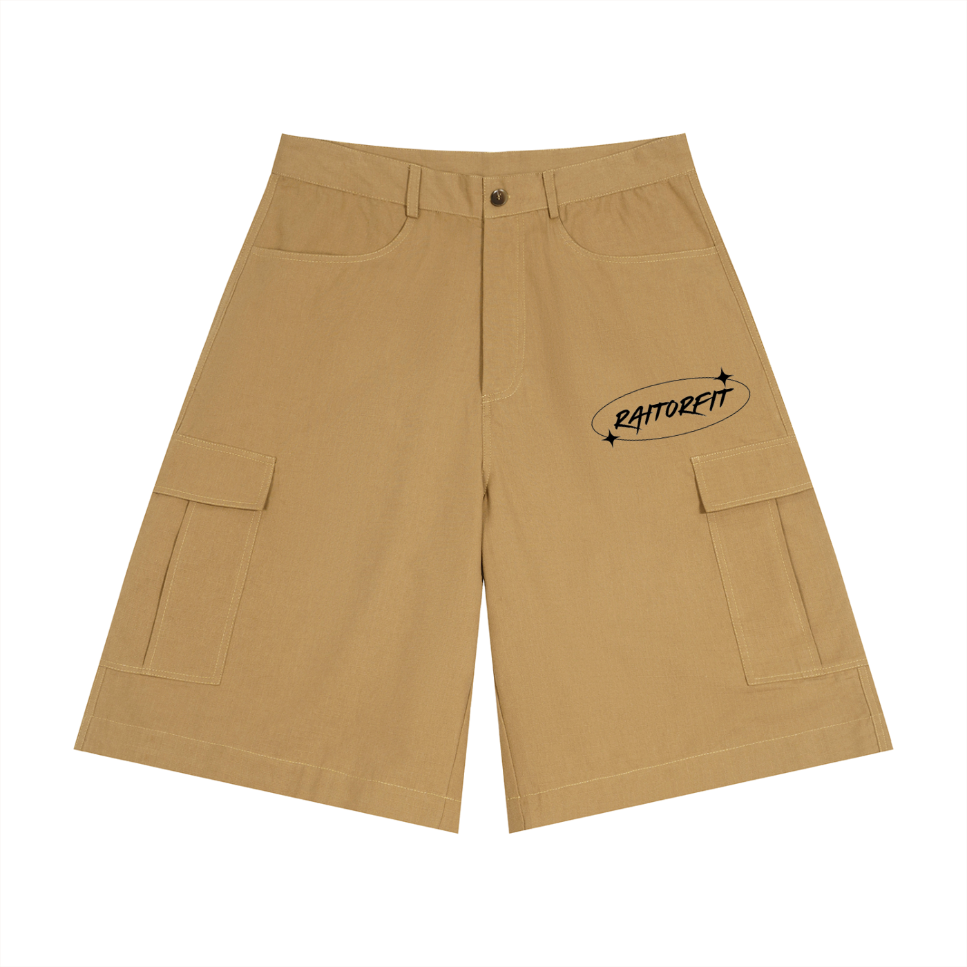 Unisex Woven Cargo Shorts