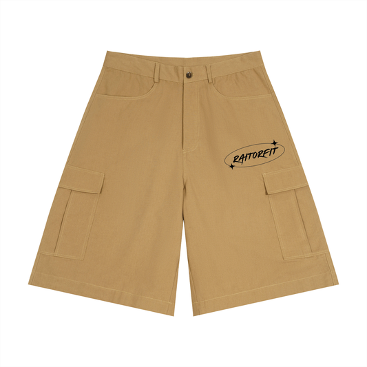 Unisex Woven Cargo Shorts