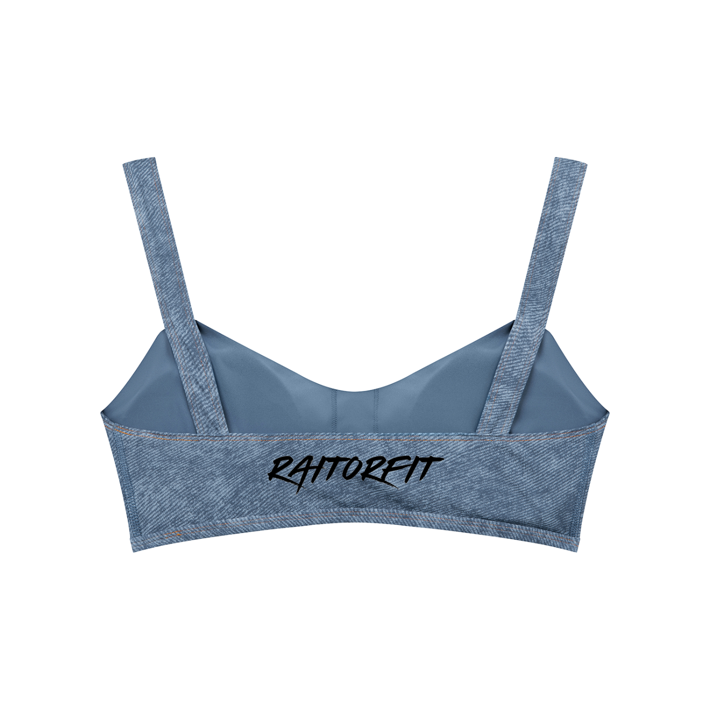 Women's Faux Denim Sports Bra