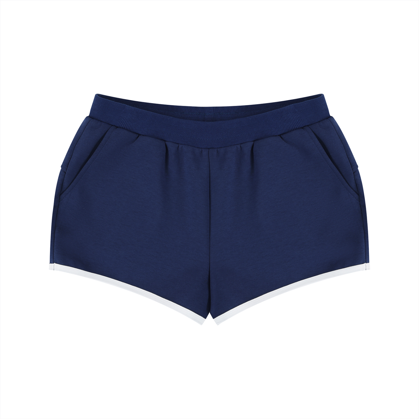 Women's Retro Contrast Binding Shorts