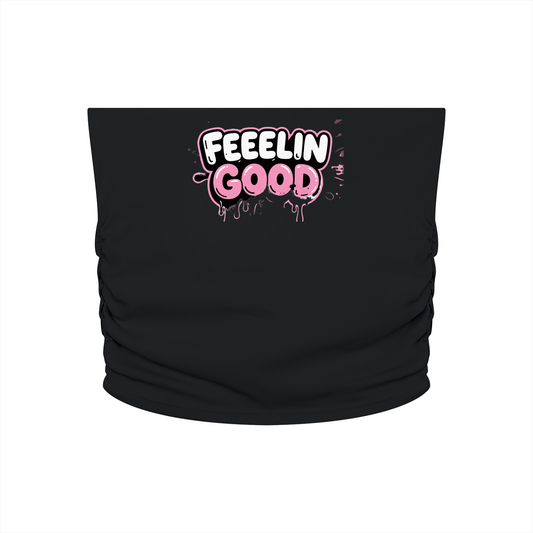 Women’s Ruched Cropped Yoga Tube Top