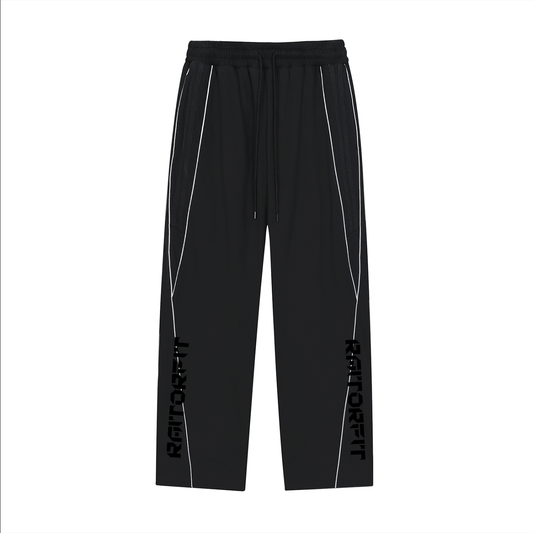 Reflection Striped Straight-Leg Sweatpants