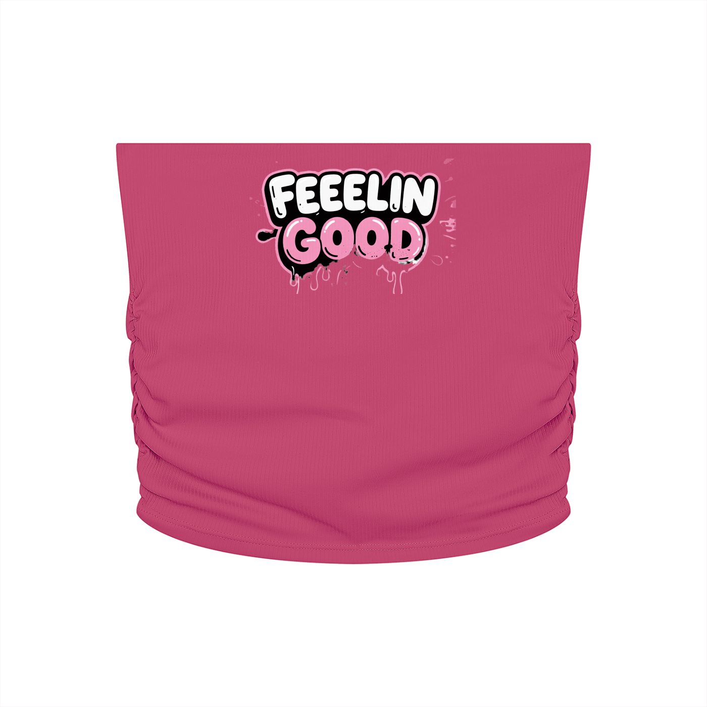Women’s Ruched Cropped Yoga Tube Top