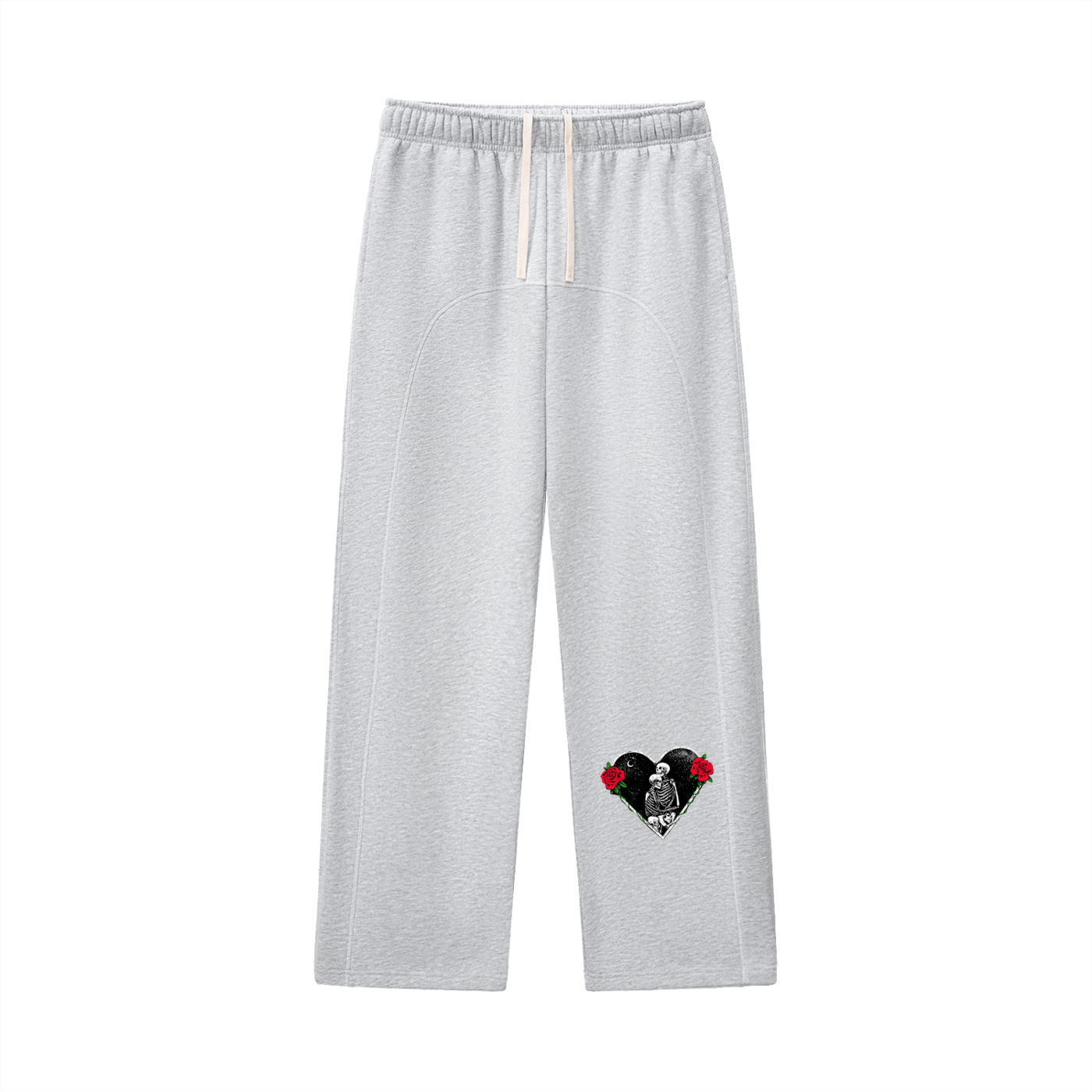 Contrast-Stitched Fleece Sweatpants