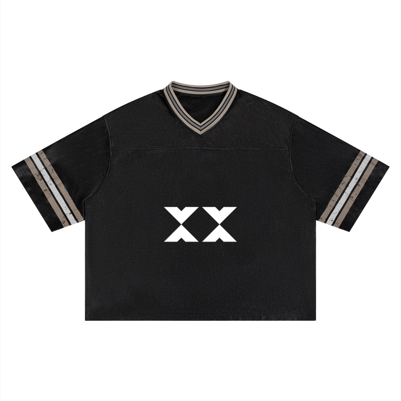 Boxy Striped Soccer Jersey