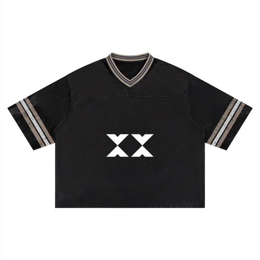 Boxy Striped Soccer Jersey