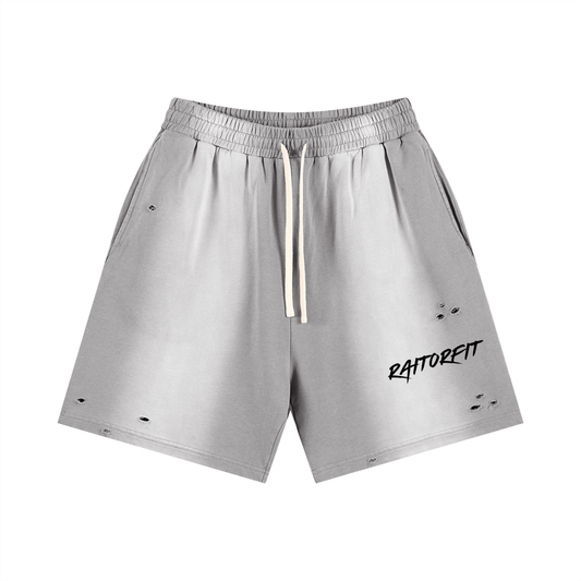 Sun Fade Distressed Shorts