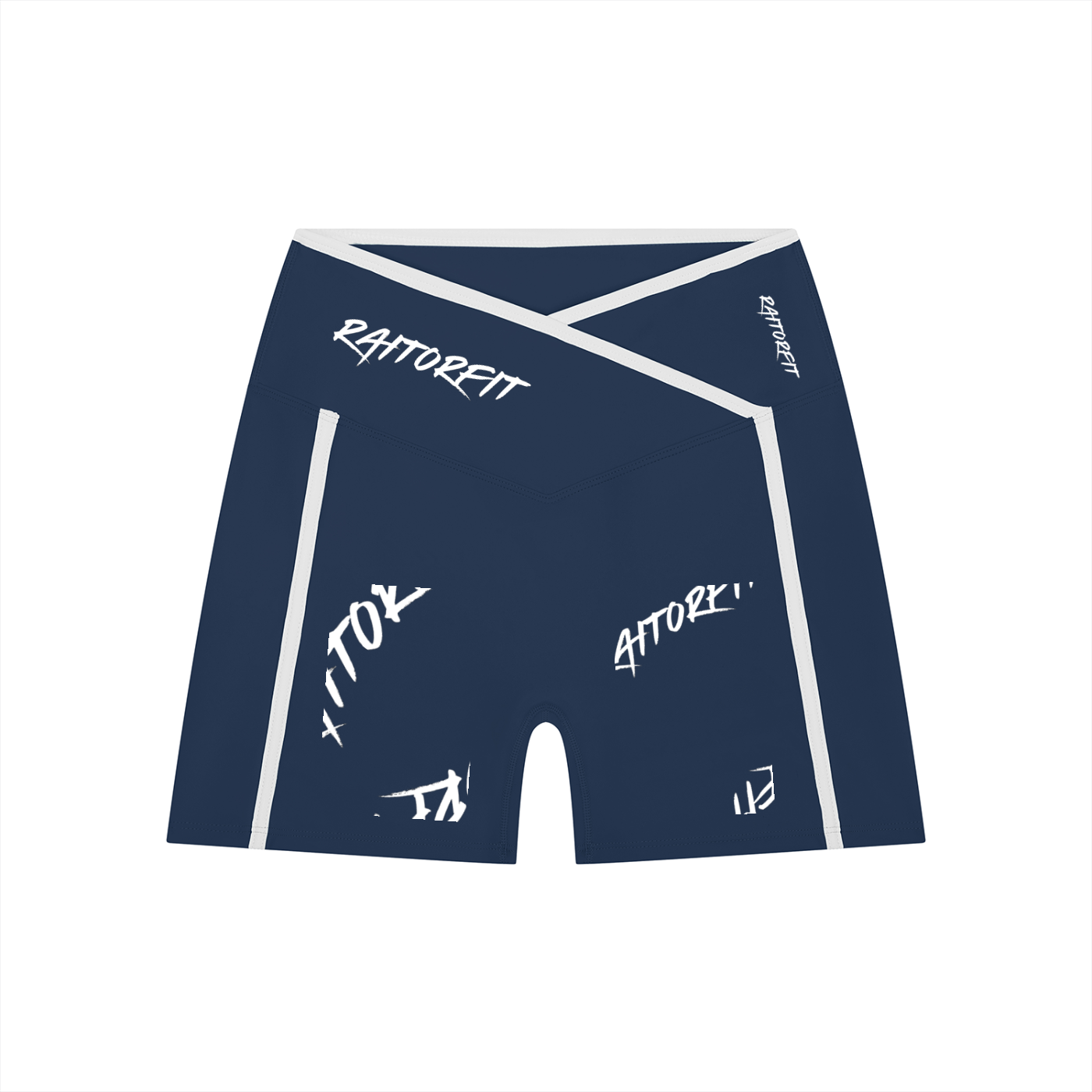 Women’s High Rise Color Block Yoga Shorts
